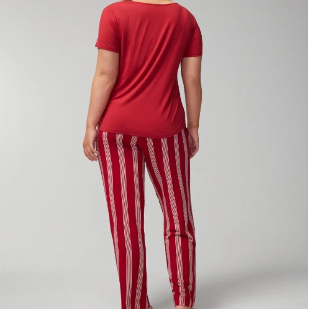 NWT Soma COOL NIGHTS Short Sleeve Pj Set - Picture 3 of 4